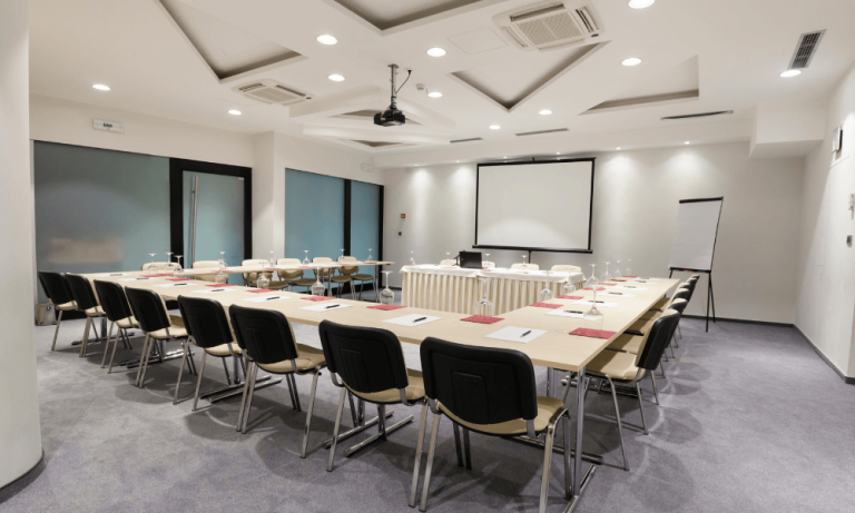
Maintaining cleanliness of conference rooms during peak season					