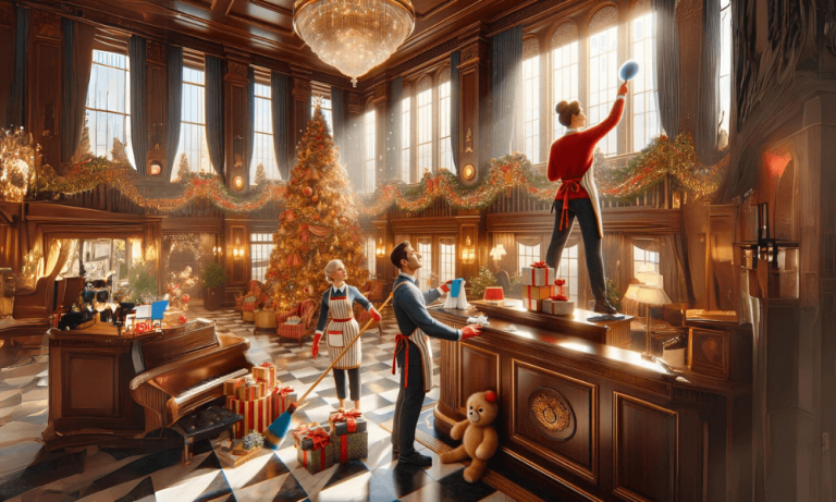 
Hotel cleaning for Christmas – a good plan is essential!					