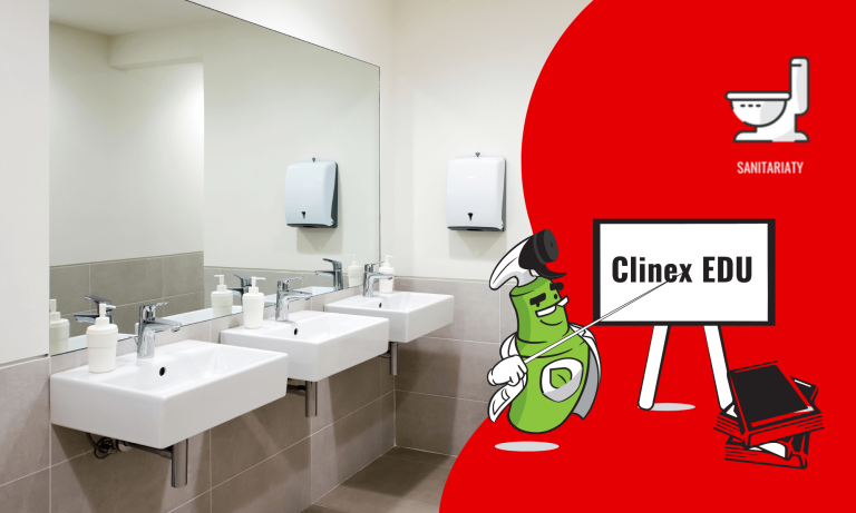 
Clinex EDU – Прибирання ванної та туалету (Компендіум знань)					