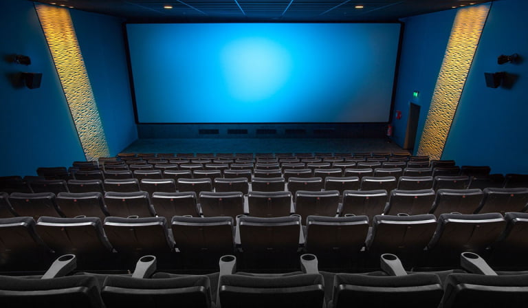 
4 disinfection areas in cinemas and theaters					