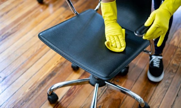 Chair disinfection - office chair cleaning