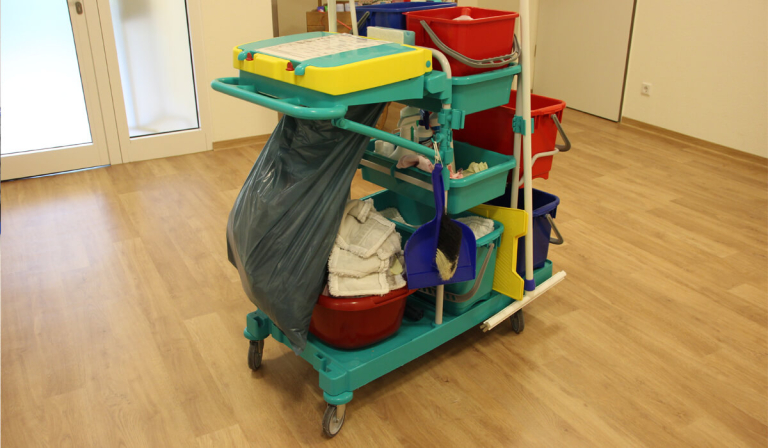 
Cleaning trolleys – which one to choose to make your work easier?					