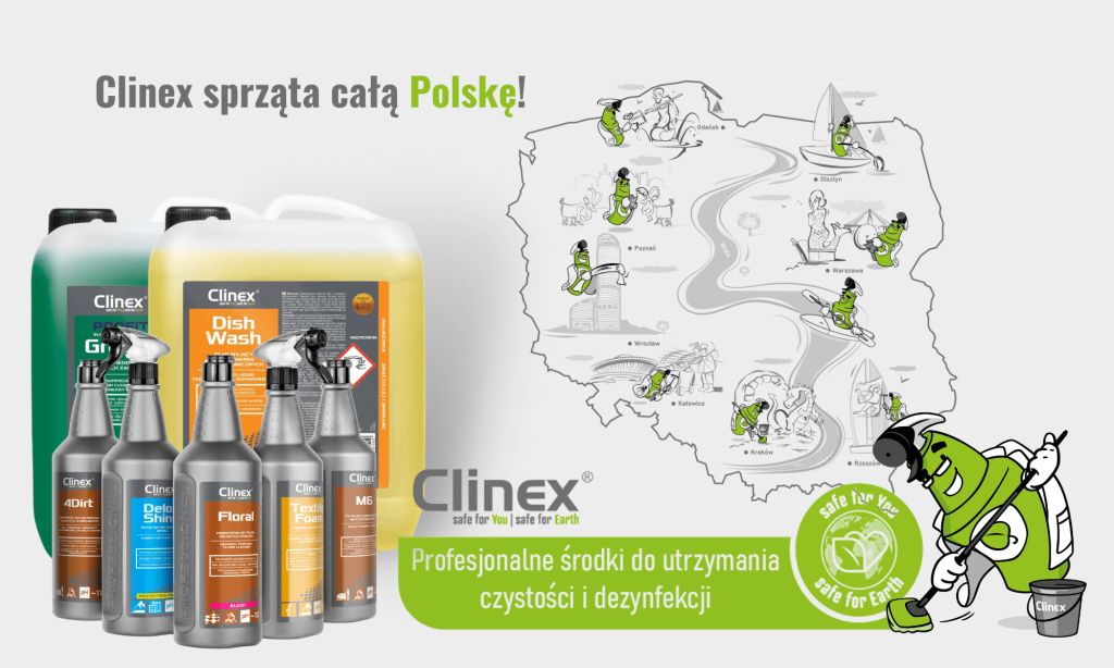 Clinex cleans all of Poland