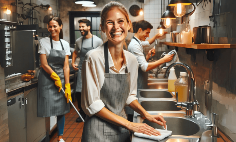 
The latest trends in cleaning and disinfection in restaurants.					